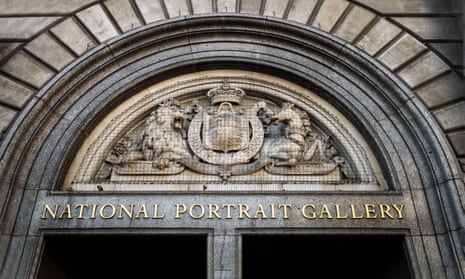 The entrance to the National Portrait Gallery