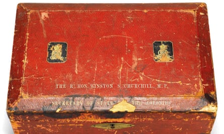 Winston Churchill’s 1921 dispatch box, by John Peck and Son.