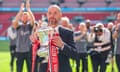 Erik ten Hag refused to give any answers on his future as Manchester United manager after his side beat Manchester City 2-1 to win the FA Cup