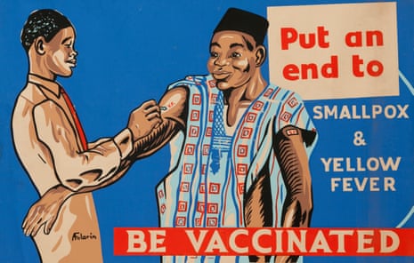 Nigeria Department of Health poster encouraging inoculation. 