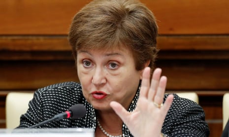 The IMF’s managing director, Kristalina Georgieva, said the April projection of a 3% contraction of the world economy, could worsen.