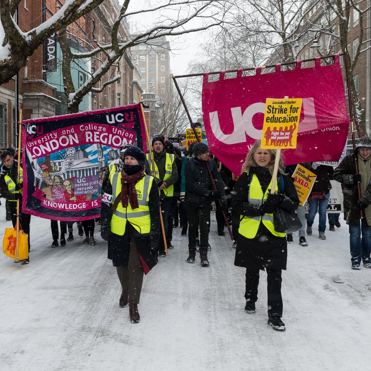 university staff don t want to strike for fair pensions and pay but we re being forced to jo grady the guardian