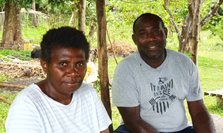 Tasale Edward Bule, pictured with his wife, Nelly Bob Daniel