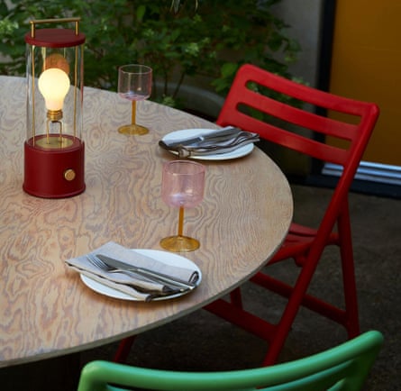 The Tala Muse portable lantern from John Lewis on a table.