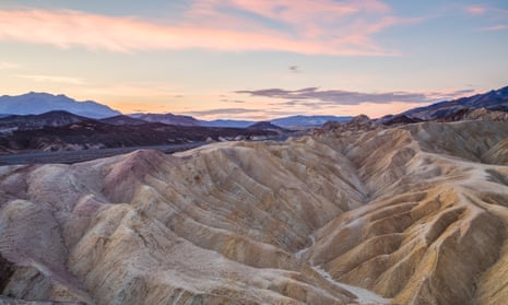 Zabriskie Point in Death Valley national park. The park needs $129m to fund maintenance.