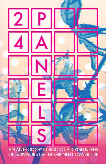 Cover of 24 Panels, an anthology comic in support of Grenfell Tower survivors.