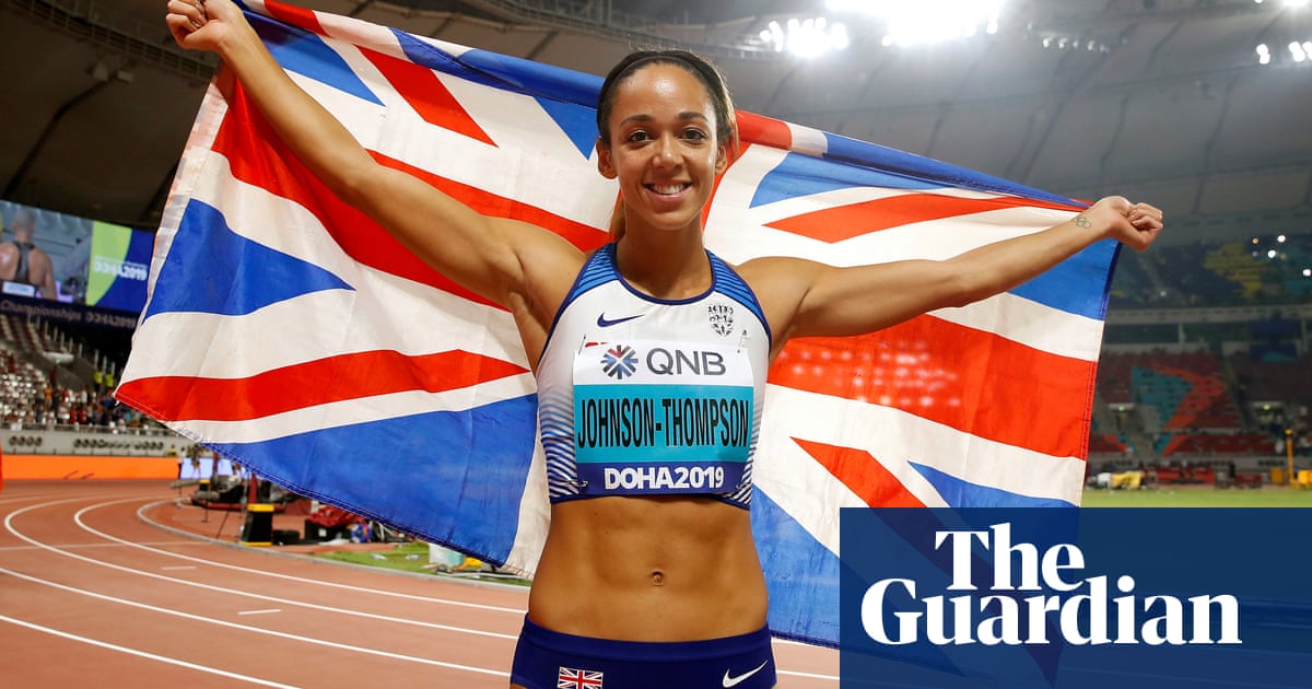 Katarina Johnson-Thompson breaks British record to win heptathlon gold