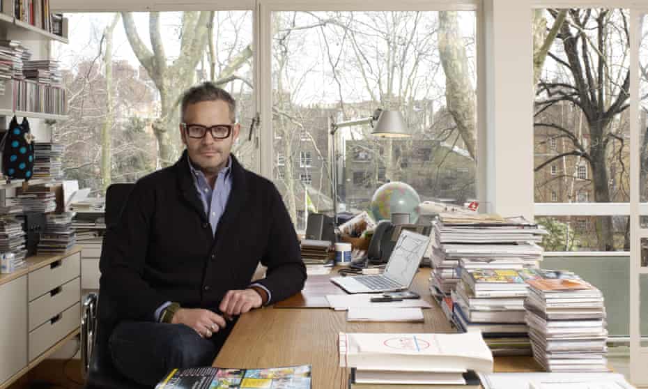 Tyler Brûlé photographed at his office at Monocle in London
