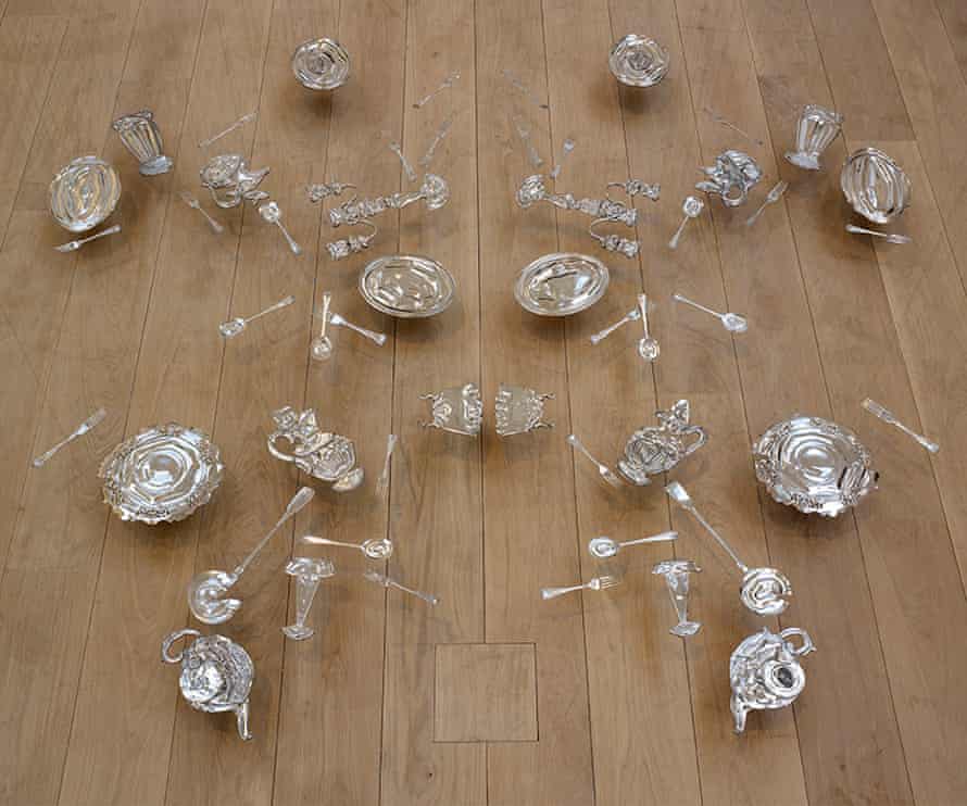 Cornelia Parker’s Thirty Pieces of Silver, 1988-9, at Tate Britain.