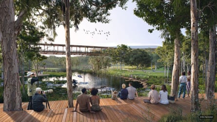 Concept images of Victoria Park.