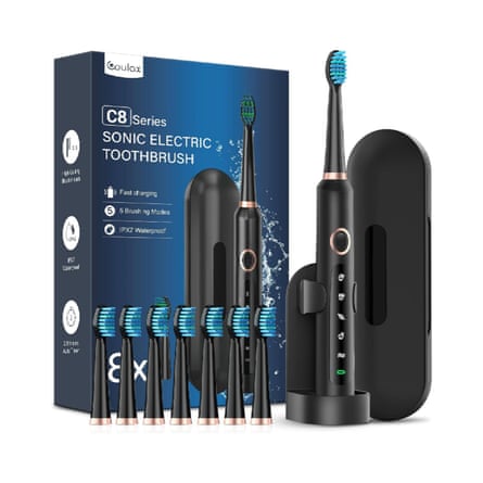 Coulax C8 Sonic Electric Toothbrush for Adults and Kids