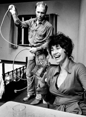 Ed Harris and Kathy Baker in Magic Theatreâs production of Fool for Love in 1983.