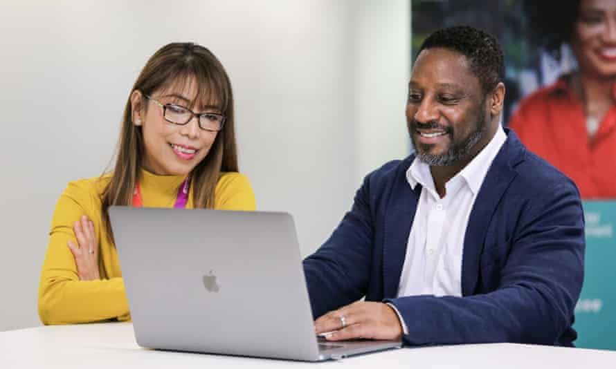 Roy Holder (right) with a colleague