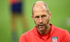 FILES-FBL-WC-2022<br>(FILES) In this file photo taken on August 1, 2021 USA's head coach Gregg Berhalter during a training session ahead of the Concacaf Gold Cup football match final between Mexico and USA at the Allegiant stadium in Las Vegas, Nevada. (Photo by Patrick T. FALLON / AFP) (Photo by PATRICK T. FALLON/AFP via Getty Images)