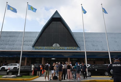 Pacific Islands leaders and delegates arrive at Palau Airport