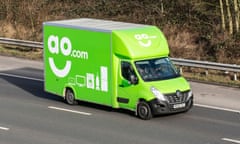 an AO.com van