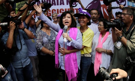 Philippines chief justice Maria Lourdes Sereno was ousted from office in May