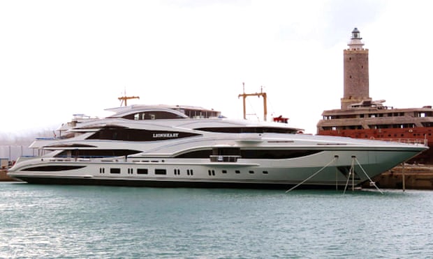 Green’s latest £100m yacht Lionheart.