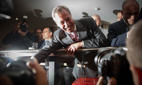 Nigel Farage at the Leave.EU party