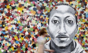 A mural in New York for Kalief Browder, who killed himself after three years in jail where he was subjected to solitary confinement.