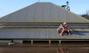 Houses at risk from climate change.