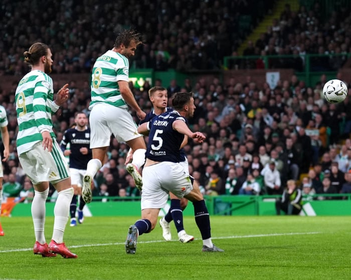 Benjamin Nygren edges Celtic past Dundee for winning start to title defence — image supplied by The Guardian Sport's feed