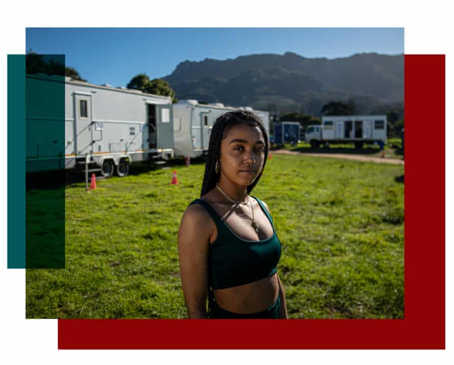 Jobson on set