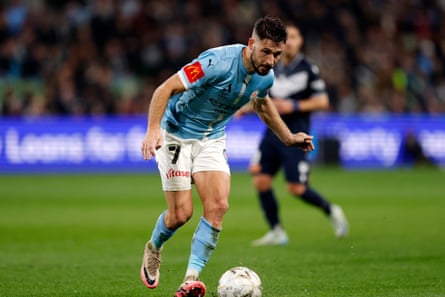 Melbourne City veteran Mathew Leckie has become a key feature in the A-League Men derbies against Victory