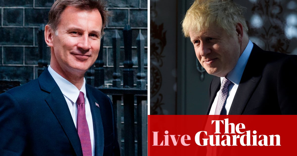 Tory leadership: Jeremy Hunt to face Boris Johnson after Michael Gove eliminated – as it happened