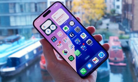 The home screen of the iPhone 16 Plus.