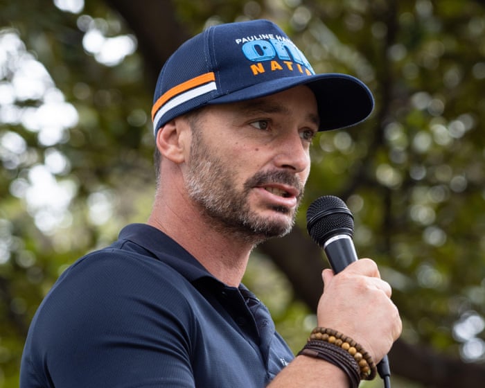One Nation names eight Victorian election candidates as Hanson bars ABC and Guardian from press conferences — image supplied by The Guardian World's feed