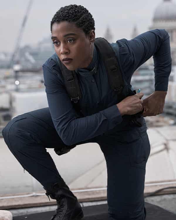 007’s back-up … Lashana Lynch in No Time to Die.