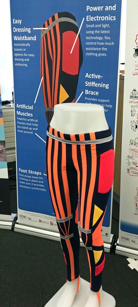 A mock-up of the ‘right trousers’ at the British Science Festival.