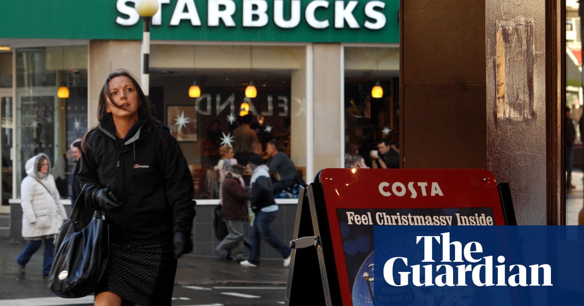 Costa cappuccinos deliver nearly five times as much caffeine as Starbucks ones