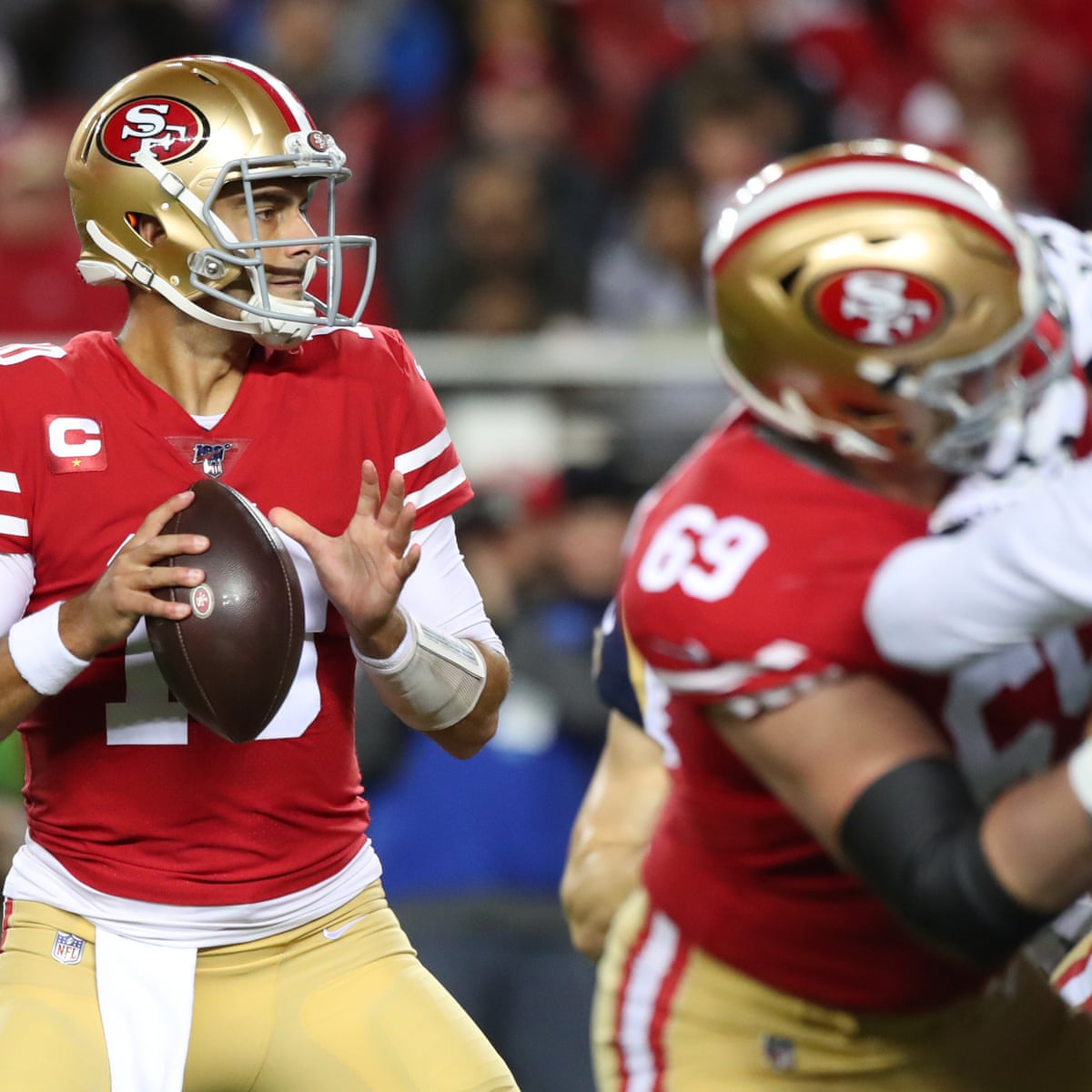 Niners Edge Rams On Final Play After Patriots And Texans Clinch Division Titles Nfl The Guardian