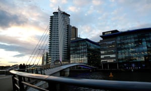 ‘There is no doubt that many of the top jobs remain in the capital. But for how long?’ BBC buildings in Salford.