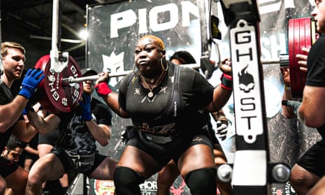 Tamara Walcott is a record holder in deadlift but also participates in other types of lifting
