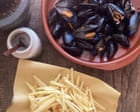 Rachel Roddy’s recipe for peppered mussels with salty chips | A kitchen in Rome