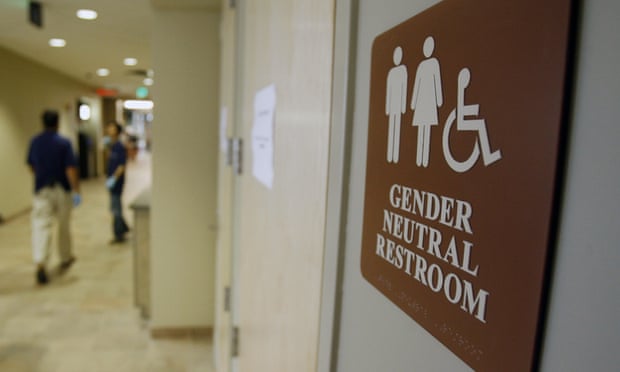 A gender-neutral bathroom at the University of Vermont in the US. 