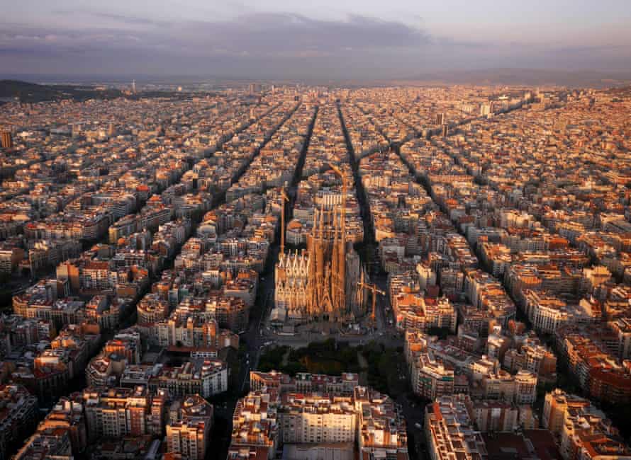 Exiample district Barcelona, Spain