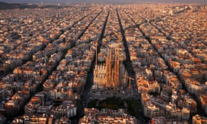 The Eixample district of Barcelona.