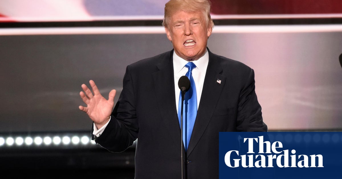 Donald Trump Speech Exclusive We Have Nothing To Fear But Fear Itself Us News The Guardian