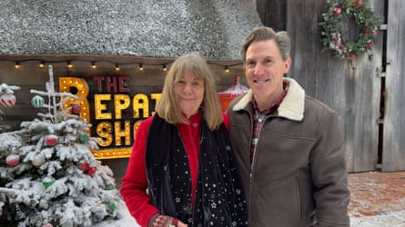 Julia Donaldson and Rob Brydon on The Repair Shop.