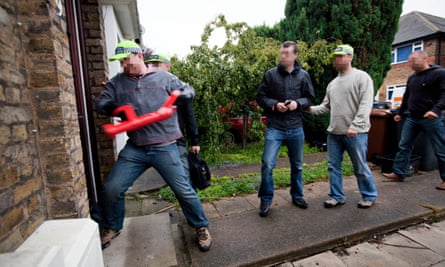 a police raid in London in 2011.
