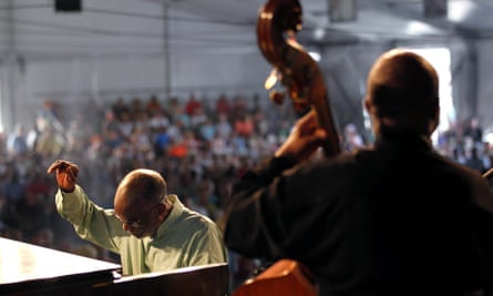 جمال در جشنواره جاز و میراث لوئیزیانا در نیواورلئان، 2011. (AP Photo/ جرالد هربرت)