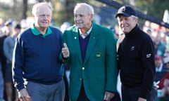 Jack Nicklaus, Arnold Palmer and Gary Player