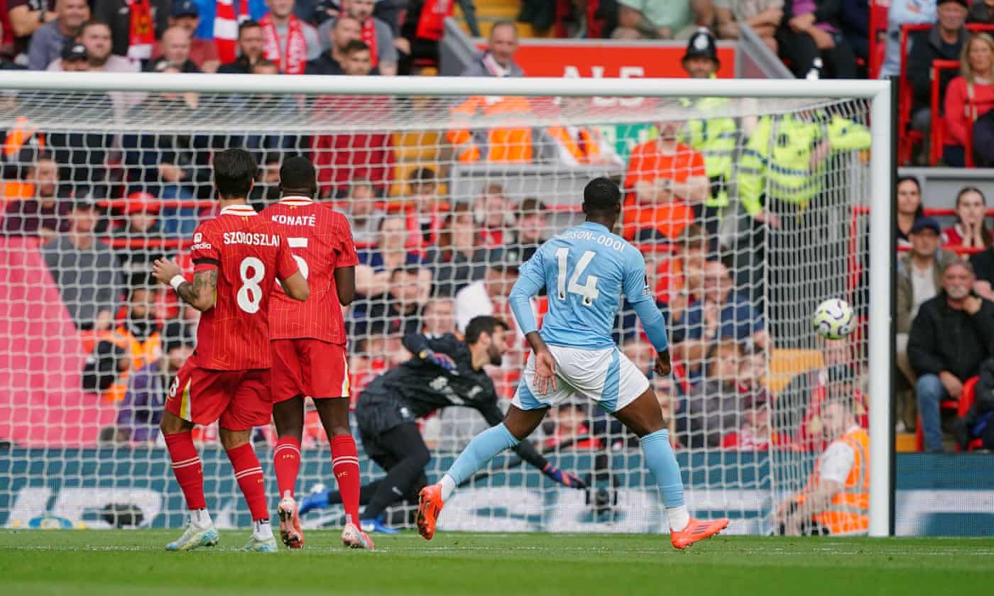 Callum Hudson-Odoi grabs winner as Nottingham Forest stun Liverpool