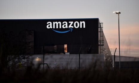 An Amazon warehouse in Leeds