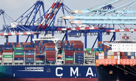 a boat with containers on it