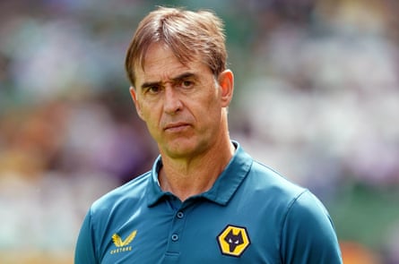 Julen Lopetegui during his time at Wolves.